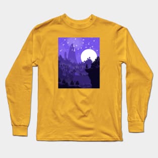 Samurai in the night. Long Sleeve T-Shirt